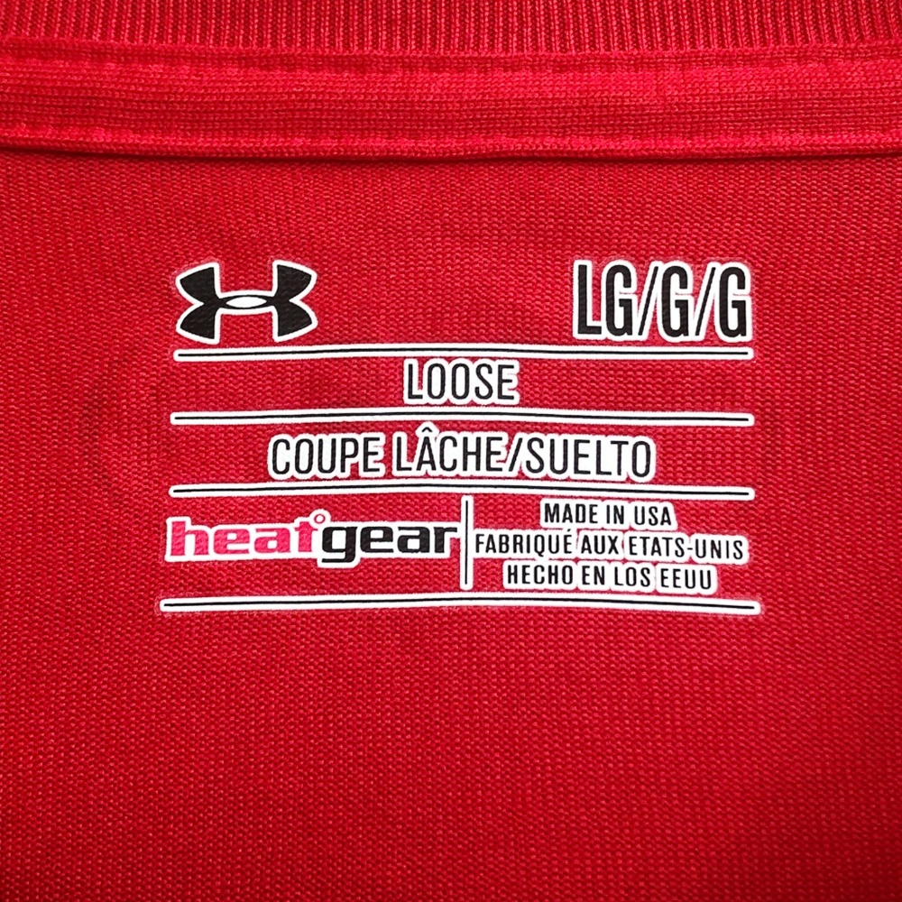UNDER ARMOUR | Red Heatgear T-Shirt - Picture 4 of 4